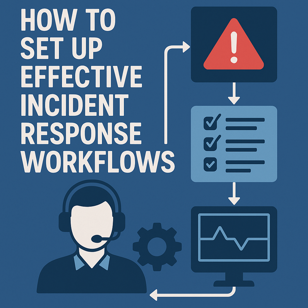 Incident response workflow diagram